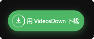 视频页悬浮标记 — 悬浮在视频上方的一键下载按钮